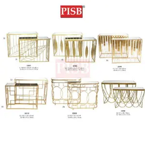 2301/02/03/04/06/13 Golden Mirrored Console Table Meja Hiasan Rumah Home Living