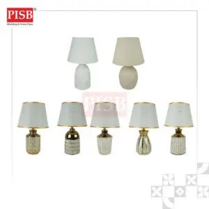 1044-45 White Gold Table Lamp Study Lamp Bedside Lamp Lampu Sisi Katil Lampu Meja Lampu Modern Wedding Gift Lamp