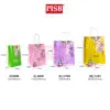 2098-2101 (10Pcs/Pkt) Orchid Flower Design Plain Color Paper Bag