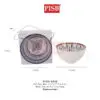 2124/31/32 (8Pcs/12Pcs/Box) Turkish Design Ceramic Bowl With PVC Handle Box/Set Doorgift Mangkuk Seramik (Random Design)