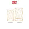 TY1437/2080 Mirrored Round Console Table