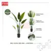 2121-27 3D Premium Skybird Tree Banana Tree Pokok Hiasan Viral Pokok Skybird Pokok Pisang Artificial Plant Home Decor