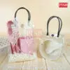 2132-35 (10Pcs/Pkt) Transparent Bag With Button Goodies Bag Wedding Plastic Doorgift Bag Beg Goodies Wedding Gift Bag
