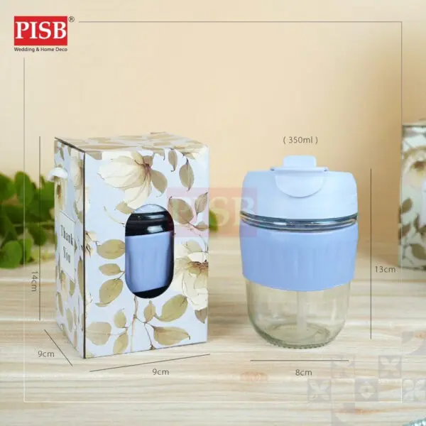 4a60c30748b381e116658e8960eaf57e.jpeg 2127(6Pcs/Pkt)Souvenir Mug Glass Portable Macaron Water Drinking Cup Travel Dual-use Straw Mug Bottle Doorgift Mug Cawan
