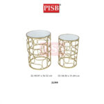 2299 Mirrored Round Console Table Meja Hiasan Rumah Home Living