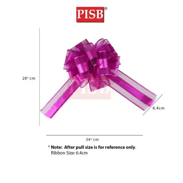 1034-1036 3/5/6.4CM Pull Bows Ribbon