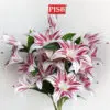 5399cc644d81b9c1f2a435dfd8ccc261-1.jpeg 2219 105CM 3D Lily Spray Flower