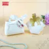 2138-39 (10Pcs/Pkt) Leather Mini Bag With Ribbon Mini Goodies Bag Doorgift Bag Wedding Beg Goodies Kahwin Bag Kenduri