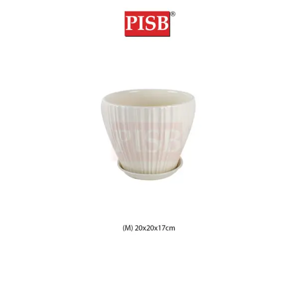 59c1bd6f007e40dcdbfc953d6c2f5f0f.jpeg HC7009 White Ceramic Decorations Craft Vase Ornament Pasu Bunga