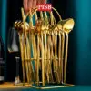 6344ed67f2ce6efde08eebe2f4b05838-1.jpeg WD1169 24Pcs Stainless Steel Nordic Cutleries Viral Sudu Kayangan Sudu Hotel Dinnerware Set Sudu Spoon Set