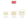 SSH1064/65/66 Cooper Vintage Golden Hexagon Glass Jewelry Box
