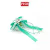 XH1011 11*22CM Handmade Ribbon Flower Rosette