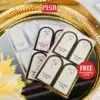 1030 Square Cube Gold Silver Black PVC Gift Box With Handle (10Pcs/Pkt) (Free Hot Stamping Sticker)