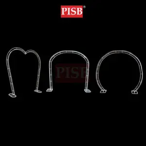 1111-1320 Iron Flower Arch Gerbang Besi Perkahwinan Wedding Arch Party Bridal Garden Decoration