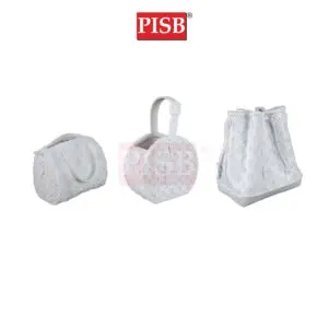6e08cf92907adfde3335029e070abd53.jpeg 6297-99 White Ceramic Decorations Craft Vase Ornament Pasu Bunga