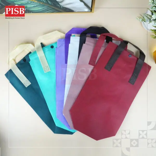 7178 (10Pcs/Pkt) Insulated Button Bag Non Woven Bag Lunch Bag Picnic Bag Insulation Foil Bag Doorgift Bag Goodies Bag