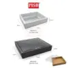 R050353/54 Glitter Transparent Window Gift Box Kotak Hantaran