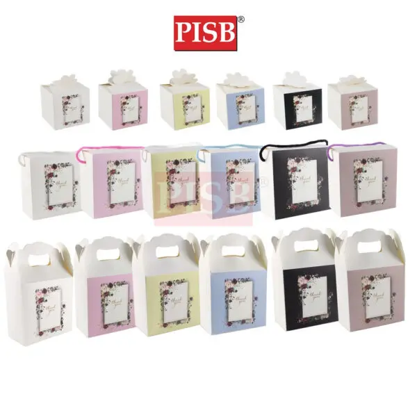 2108-2110 Premium Flower Design Gift Box Gift Bag Paper Bag(10Pcs/Pkt)