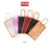2087/2102/2103/2115/2116  (10Pcs/Pkt) 12*7*21CM Flower Design Plain Color Paper Bag