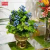 7d9cc94026e77621c5112bbb09bf7912.jpeg 2235 30CM Berries Bush Artificial Flower Bunga Hiasan Bunga Dulang Hantaran Perkahwinan Hand Bouquet (7 Heads/Stalk)