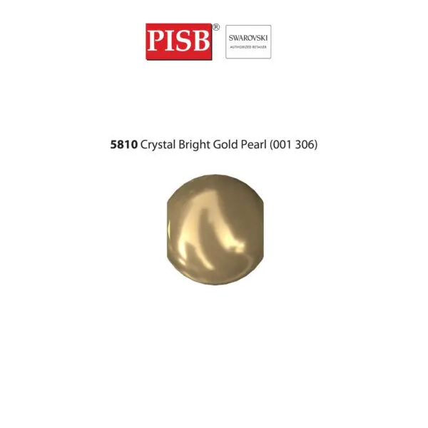 80d1eb8c064030af4792f727a2c529b0.jpeg 5810 SWAROVSKI CRYSTAL ROUND PEARL 001 306 CRYSTAL BRIGHT GOLD PEARL
