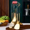 89ef1f22d3537ede0365d9a2642f51de-1.jpeg WD1167 7pcs Premium Kitchen Cookware Spatula Spoon Accessories Peralatan Dapur Senduk Kitchen Utensils Set Cooking Tools