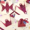 2138-39 (10Pcs/Pkt) Leather Mini Bag With Ribbon Mini Goodies Bag Doorgift Bag Wedding Beg Goodies Kahwin Bag Kenduri