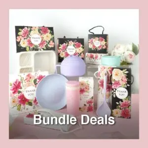 (10Set) Bundle Deal Wheat Straw Tableware Cutlery With Gift Box Mangkuk Botol Air Gelas Doorgift Souvenir Perkahwinan