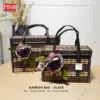 a3b2d61c016cc27e9249a8a63a68e7d0.jpeg 2032-35 Bamboo Bag Picnic Woven Basket Rattan Grass Foldable Bamboo Basket Handwoven Storage Basket Beg Buluh Rotan