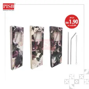 a42fcb3a211153fd3f6da5beee006b40.jpeg 0448 (20Pcs/Pkt) Stainless Steel Straw Souvenir Set Drinking Reusable Washable Straw Besi Metal Straw Wedding Doorgift