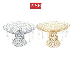 a72f558f49aa0bbfa25e2eaa12e6f54c-1.jpeg Y030334 Chrome Iron Tray With Crystal