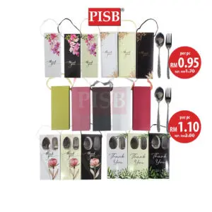 a8899a9d6db68507666b928118609372.jpeg 2117-2121 (20Pcs/Pkt) Flower Printed Spoon Fork Souvenir Door Gift Set With Handle
