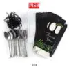 2117-2121 (20Pcs/Pkt) Flower Printed Spoon Fork Souvenir Door Gift Set With Handle