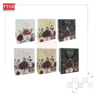 af0c0f668df35689f8e5e25e7c9a2ee3.jpeg 2129/30 (10Pcs/Pkt) Flower Design Paper Bag Shopping Bag Gift Bag Retail Bag Colour Kraft Paper Beg Wedding Birthday Bag