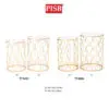 TY1437/2080 Mirrored Round Console Table