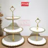 1190-1195 Ceramic Cake Stand/Dessert Display Tray
