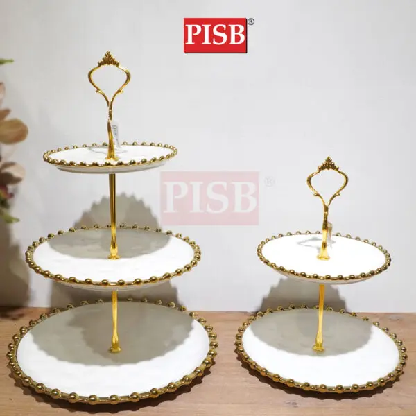 1190-1195 Ceramic Cake Stand/Dessert Display Tray