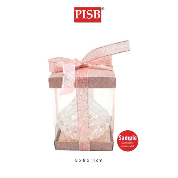 R050305 Medium PVC Gift Box With Ribbon (10Pcs/Pkt)