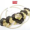 2193 Metal Flower Design Wall Art Decor