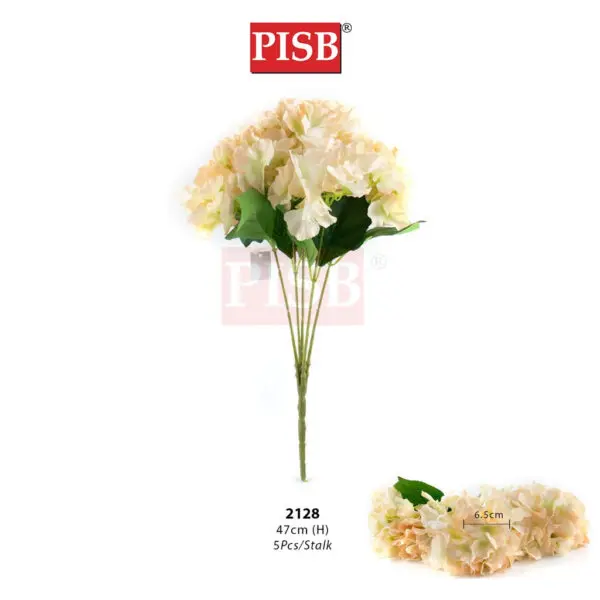 2128 47CM Hydrangea 5 Big Heads for Home Wedding Decoration Gift | Bunga Hydrangea Murah Bunga Pelamin Bunga Hiasan