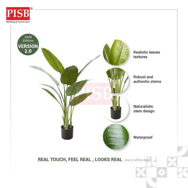 2121-27 3D Premium Skybird Tree Banana Tree Pokok Hiasan Viral Pokok Skybird Pokok Pisang Artificial Plant Home Decor