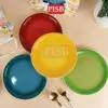 2128 (4Pcs/Pkt) 8"Ceramic Plate With Flower Handle Box / Set Doorgift Souvenir Pinggan Piring Murah / Wedding Gift Plate