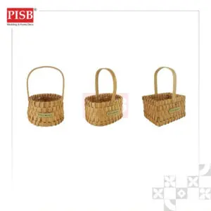 1112-14 Rattan Basket With Handle Bakul Buah Bakul Hamper Bakul Hantaran Bakul Anyaman Rotan Picnic Basket Flower Basket