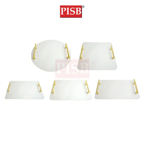 f82bde50b89fae3dae374ba4f9a741aa-1.jpeg 1087-91 Round Rectangle Acrylic Tray With Golden Handle / Dulang Hantaran Perkahwinan / Wedding Gift Tray