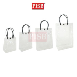 2132-35 (10Pcs/Pkt) Transparent Bag With Button Goodies Bag Wedding Plastic Doorgift Bag Beg Goodies Wedding Gift Bag