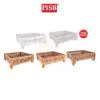 0159/179/228/227 White Brown Gift Tray / Dulang Hantaran Perkahwinan