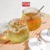 e0fdfc6cf9882699068b6eb8bb1564d7.jpeg 2130 (60Pcs/Ctn) Cute Ins Style Bear Glass Mug With Lid Office Water Cups Coffee Tea Mug Modern Doorgift Cawan Gelas Mug
