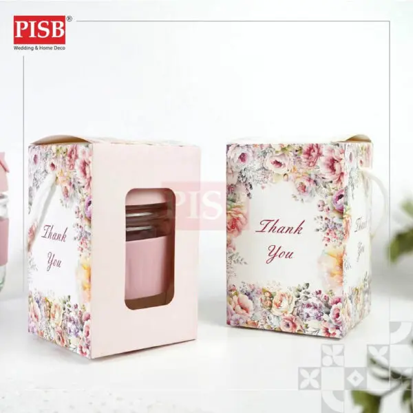 2146 (48Pcs/Ctn) Souvenir Mug Glass Portable Macaron Water Drinking Cup Travel Dual Straw Mug Bottle Doorgift Mug Cawan