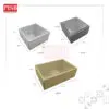 0373-75 Glitter PVC Box Souvenir Box Kotak Hantaran Transparent Kotak Mas Kahwin Kotak Kek Birthday Gift Box Wedding Box