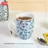 2424(48Set/Ctn)Souvenir Floral Ceramic Mug With Floral Gift Holder Box Doorgift Mug Cawan Seramik Murah Wedding Gift Mug